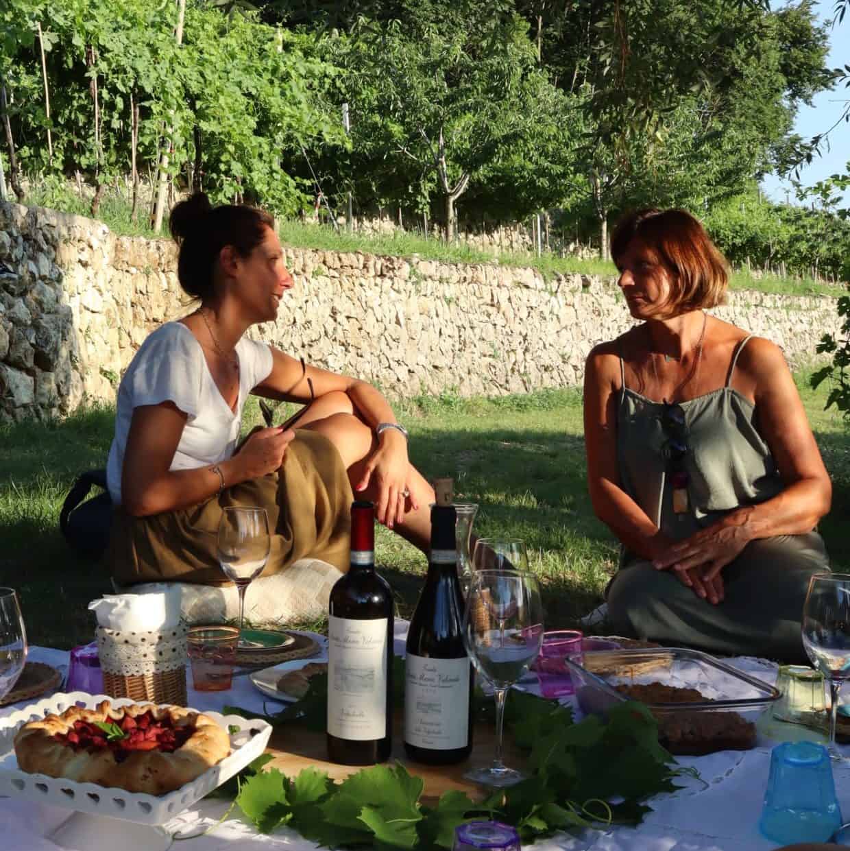 Picnic in vigna in Valpolicella